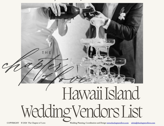 Our Top Big Island Wedding Vendors List